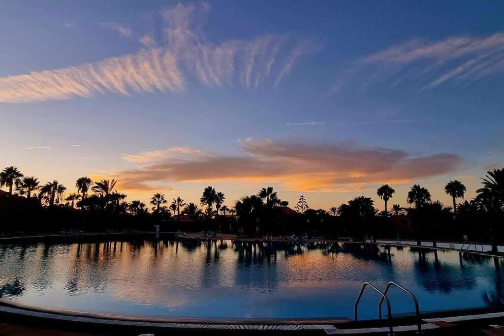 Appartamento Bouganville Con Terrazza E Piscina Corralejo Bagian luar foto